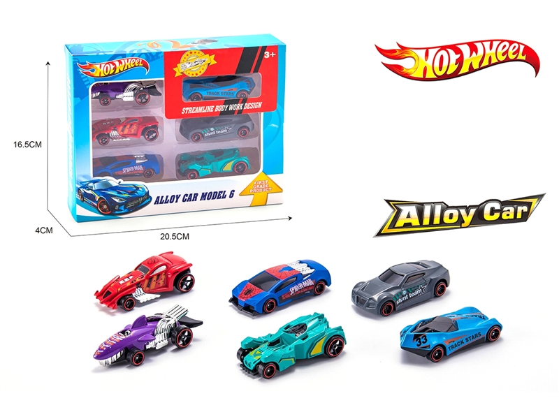 1:64 FREE WAY DIE CAST CAR 6PCS - HP1190996