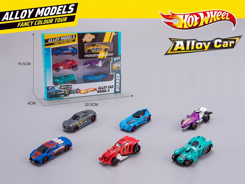 1:64 FREE WAY DIE CAST CAR 6PCS - HP1191009