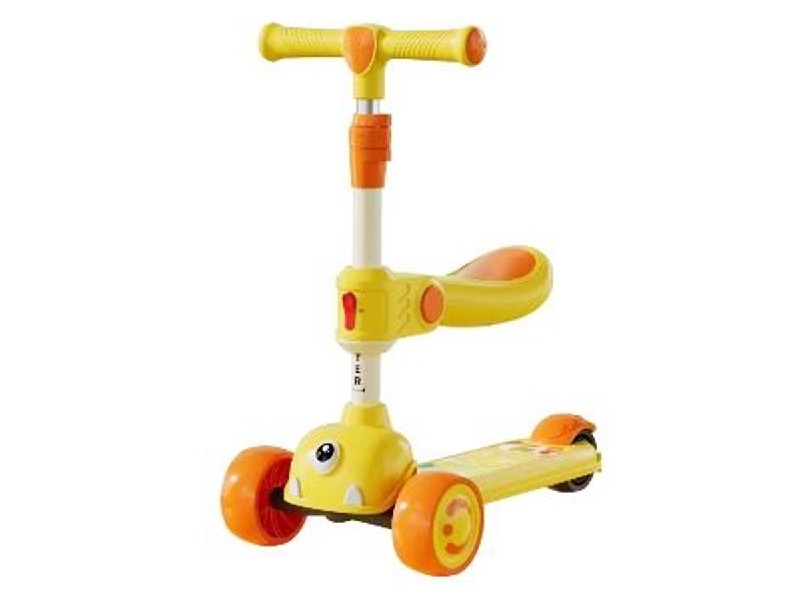 SCOOTER W/SEAT，YELLOW/GREEN - HP1191330