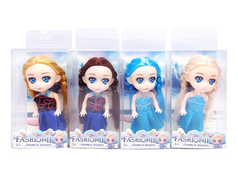 4.5 INCH SOLID DOL WITH 2 PIGTAILS - HP1192004