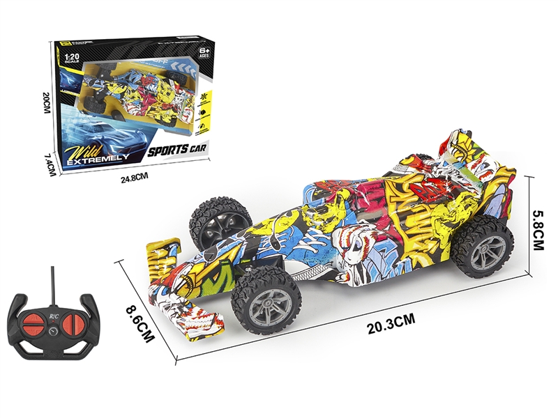 1:20 4-CHANNEL R/C CAR（NOT INCLUDED BATTERIES) - HP1192028