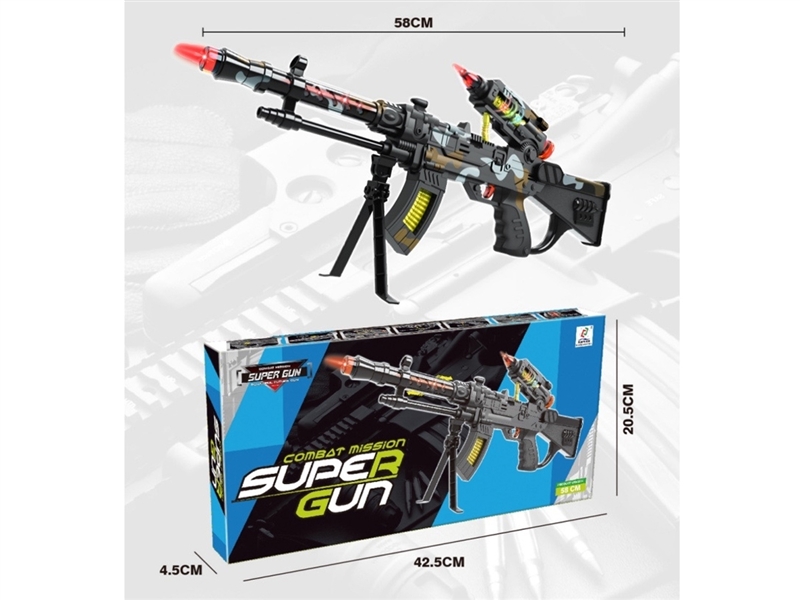 B/O SHOCK GUN W/LIGHT & SOUND - HP1192309