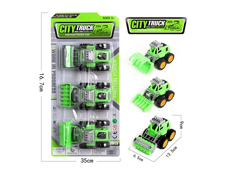 FRICTION FARMER TRUCK 3PCS - HP1192394
