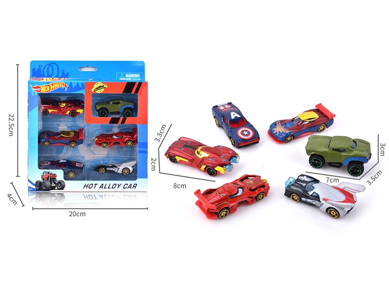 FREE WAY DIE CAST CAR 6PCS - HP1192433