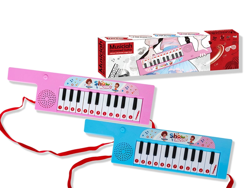 GUITAR ELECTRONIC ORGAN,PINK/BLUE - HP1193021