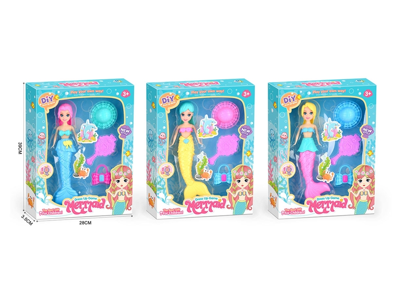DIY SOLID BODY MERMAID SET (3 ASST) - HP1193199