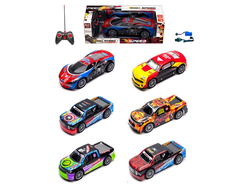 1:18 4 FUNCTION R/C CAR，6ASST（INCLUDED BATTERY） - HP1193270