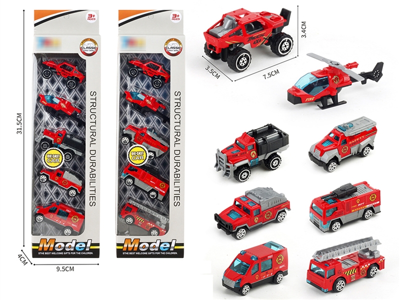 FREE WAY DIE-CAST FIRE TRUCK SET - HP1193337