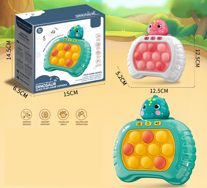 WHACK-A-MOLE GAME W/MUSIC (2 COLORS) - HP1193513