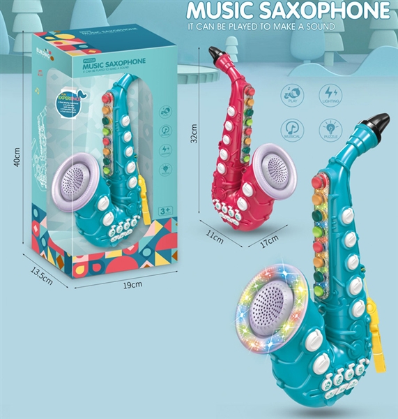 SAXOPHONE W/LIGHT & MUSIC (2 COLORS) - HP1193518