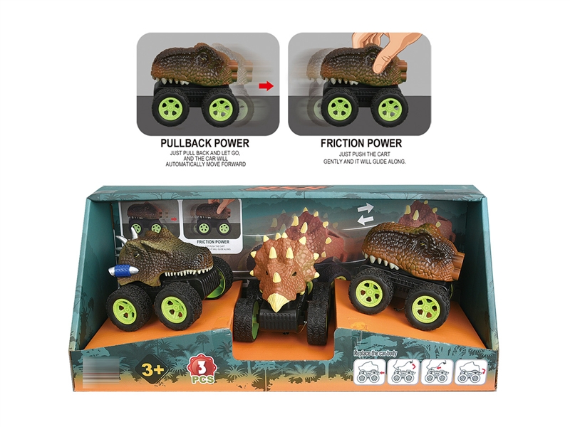 PULL BACK DINOSAUR CAR - HP1193542