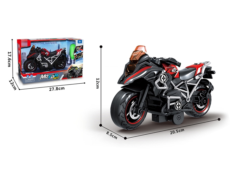 FRICTION ASSEMBLE MOTORBIKE W/LIGHT & MUSIC（INCLUDED BATTERY） - HP1193612