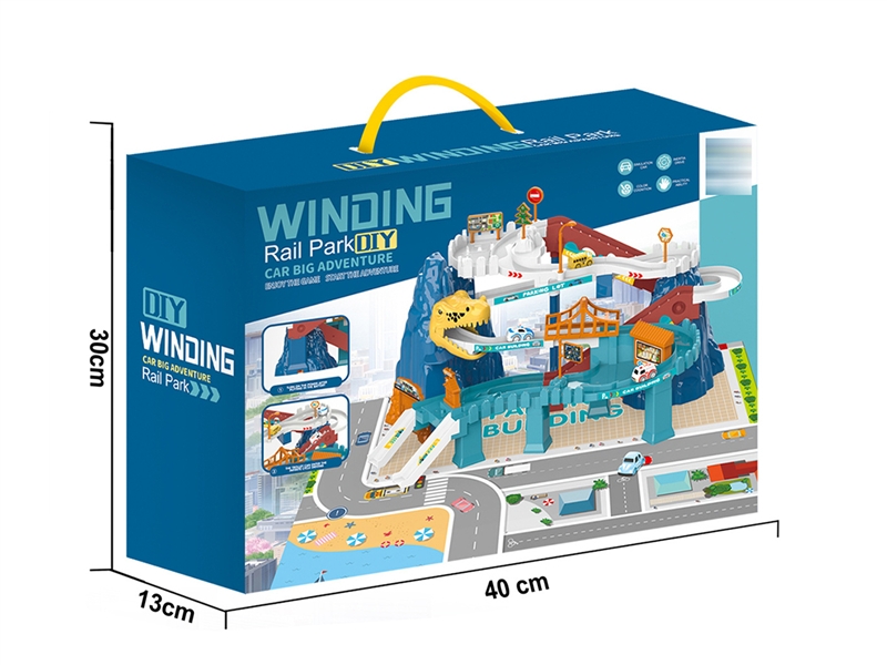 RAIL PARK W/FREE WAY CAR 5PCS - HP1193670