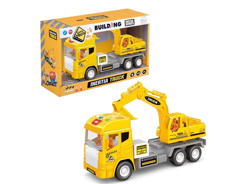 FRICTION CONSTRUCTION TRUCK W/LIGHT & SOUND - HP1194071