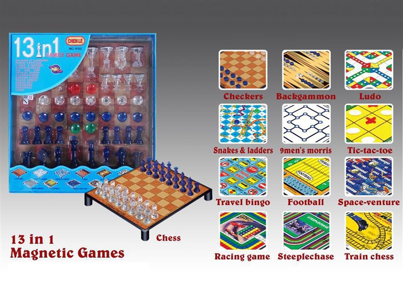 13 IN 1 MAGNETIC CHESS - HP1194439