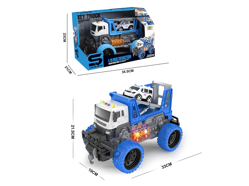 1:16 FREE WAY CONSTRUCTION CAR W/MUSIC & LIGHT - HP1194576