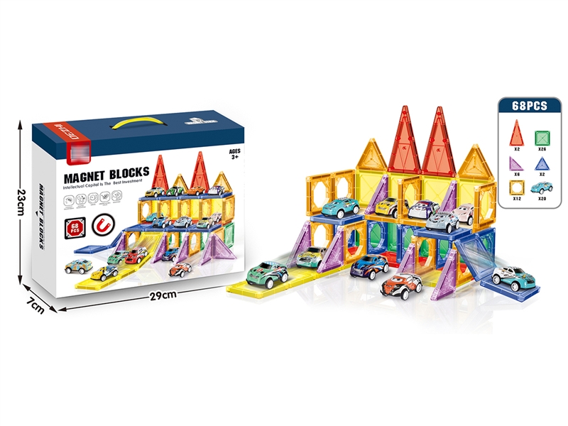 MAGNETIC BLOCKS 68PCS - HP1194585