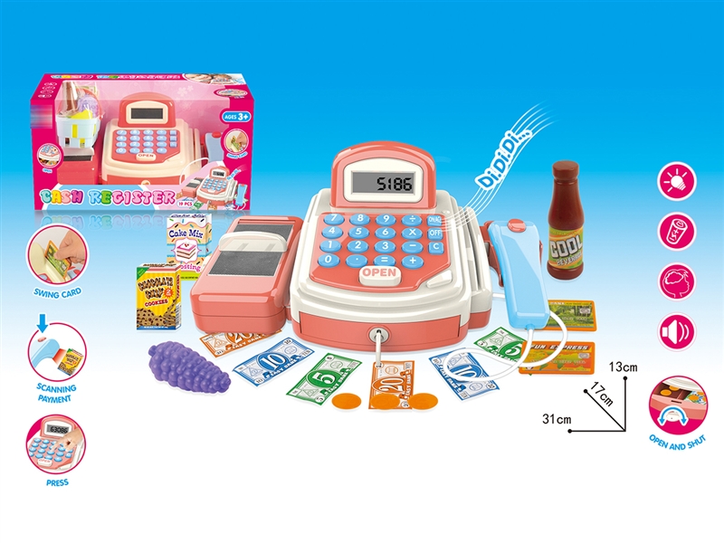 CASH REGISTER W/LIGHT & SOUND，NOT INCLUDE BATTERY - HP1194716