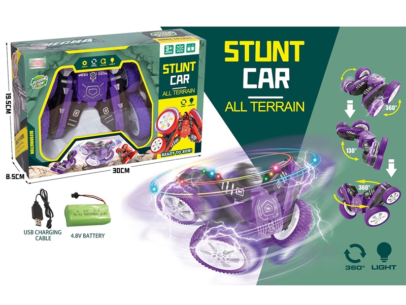 R/C STUNT CAR W/LIGHT, INCLUDED BATTERY - HP1194791