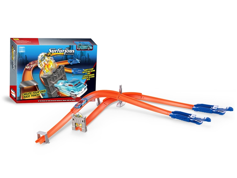 PRESS AND GO RAILWAY TRACK W/DIE CAST CAR 1PCS - HP1194959