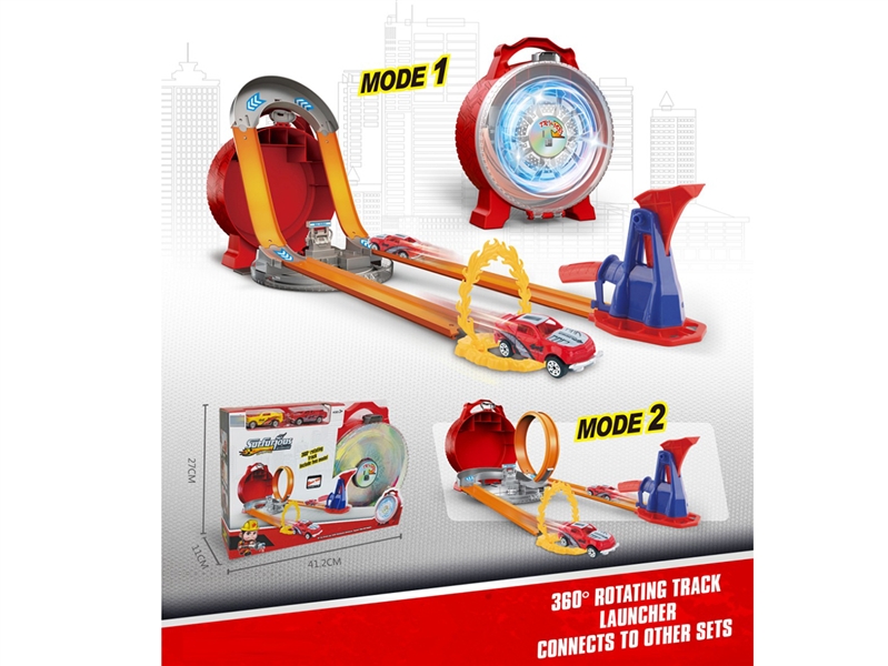 TRACK CAR W/DIE-CAST FREE WAY CAR W/LIGHT - HP1194969
