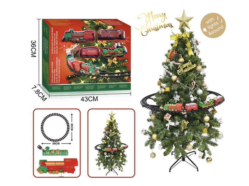 B/O CHRISTMAS TREE RALL TRAIN (TRAIN SOUND & MUSIC &  LIGHTS) - HP1195760