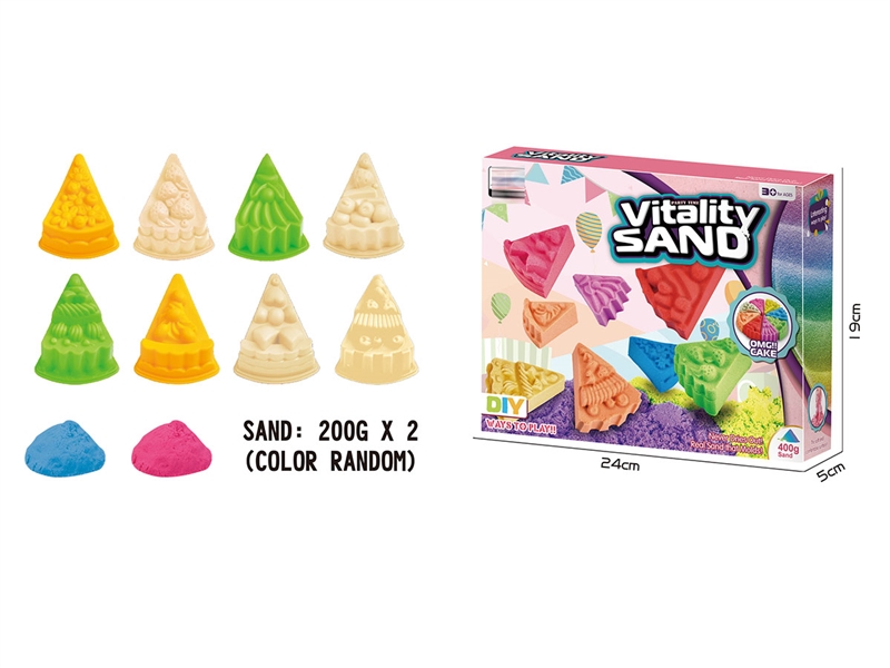 SPACE SAND SET 400G W/ACCESSORIES，2ASST - HP1197275