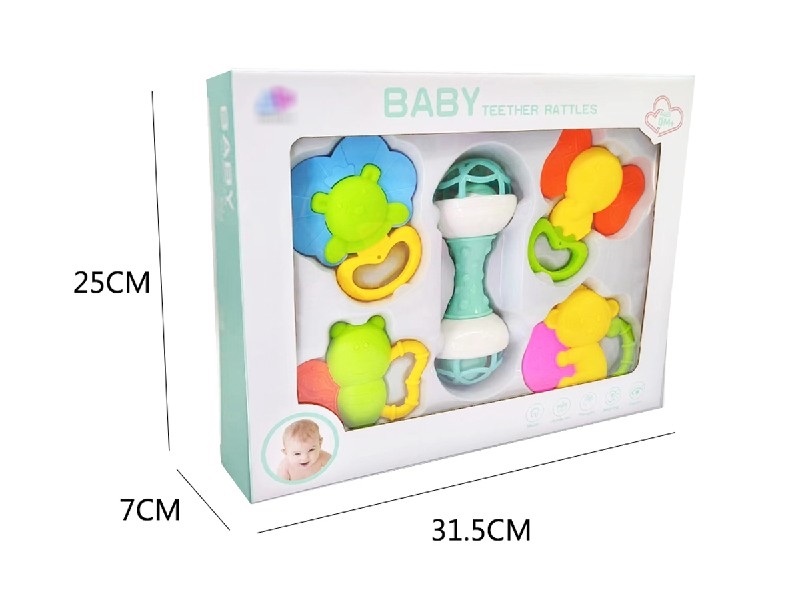 BABY RATTLE W/TEETHER - HP1197436