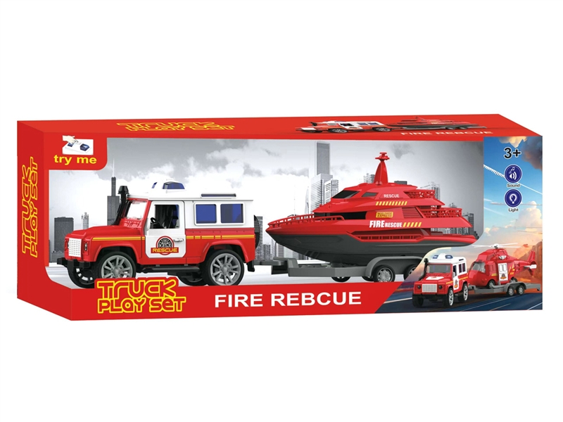 FRICTION TRUCK W/LIGHT & MUSIC & SHIP（INCLUDED BATTERY） - HP1197504