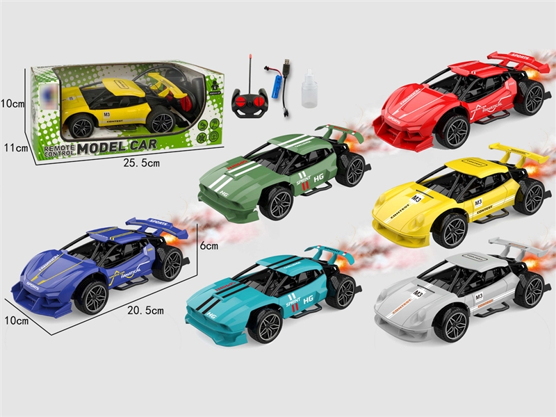 1:22 4-CHANNE R/C CAR W/LIGHT & MIST SPRAY（INCLUDED BATTERY） - HP1197666