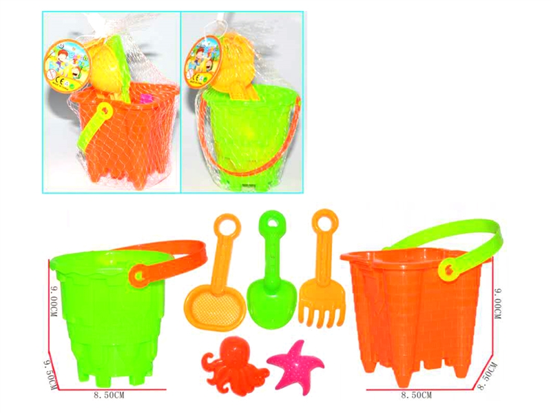 BEACH SET 6PCS,2ASST - HP1198267