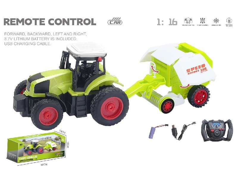 1:16 4-CHANNE R/C FARMER TRUCK W/USB,INCLUDED BATTERY - HP1198456