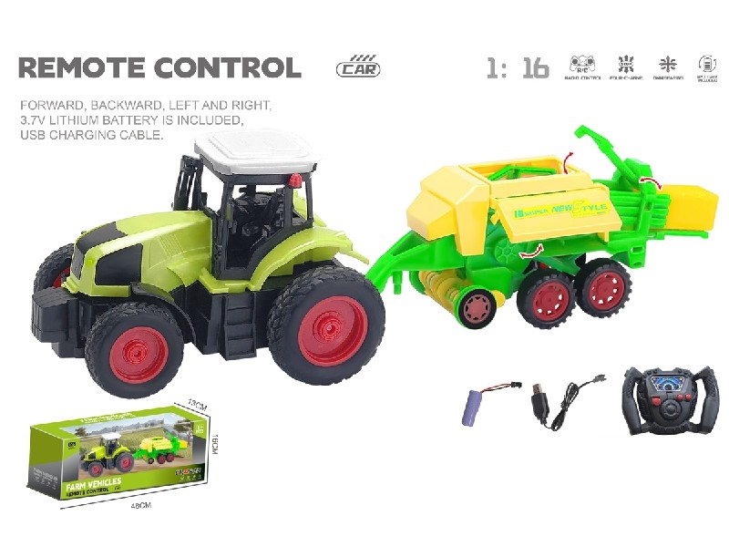 1:16 4-CHANNE R/C FARMER TRUCK W/USB,INCLUDED BATTERY - HP1198457
