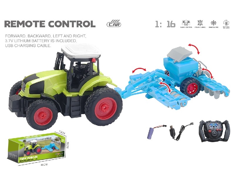 1:16 4-CHANNE R/C FARMER TRUCK W/USB,INCLUDED BATTERY - HP1198458