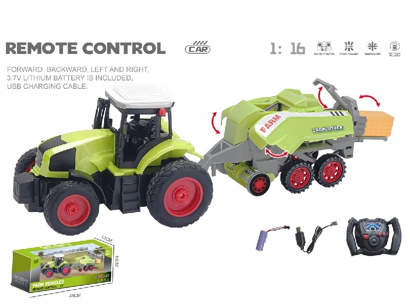 1:16 4-CHANNE R/C FARMER TRUCK W/USB,INCLUDED BATTERY - HP1198460