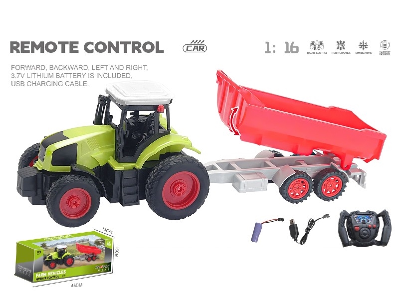 1:16 4-CHANNE R/C FARMER TRUCK W/USB,INCLUDED BATTERY - HP1198461