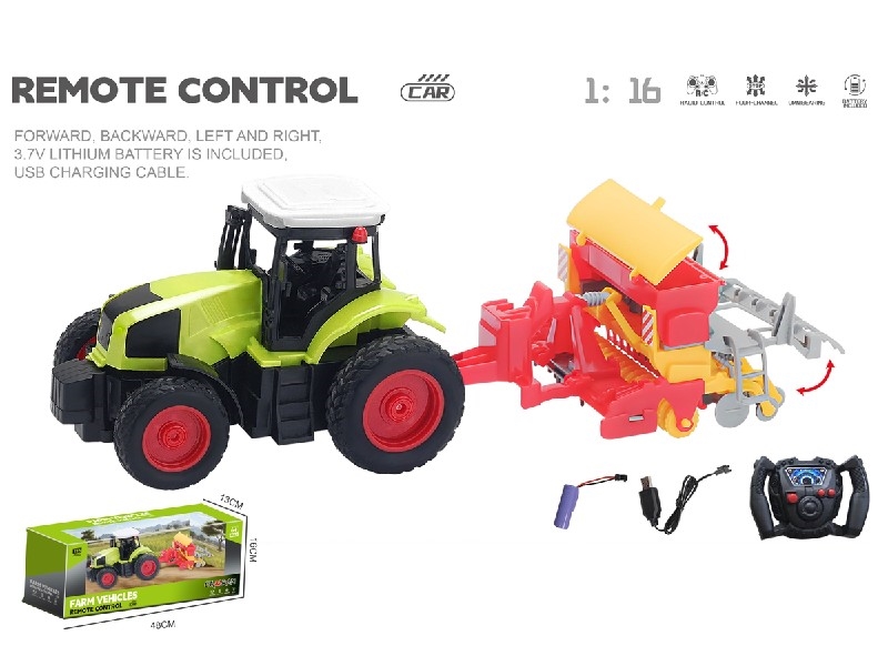 1:16 4-CHANNE R/C FARMER TRUCK W/USB,INCLUDED BATTERY - HP1198463