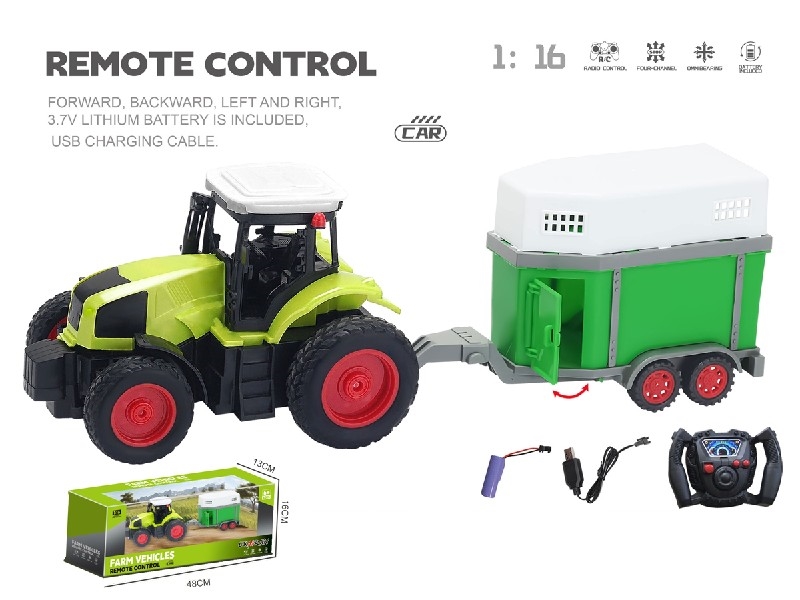 1:16 4-CHANNE R/C FARMER TRUCK W/USB,INCLUDED BATTERY - HP1198468