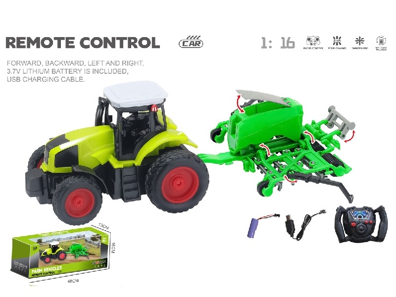 1:16 4-CHANNE R/C FARMER TRUCK W/USB,INCLUDED BATTERY - HP1198471