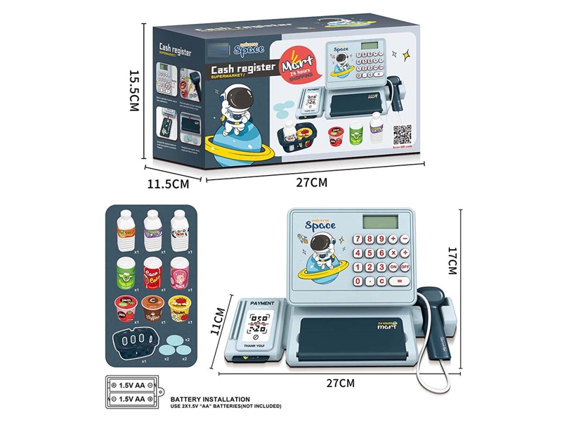 CASH REGISTER SET W/LIGHT & MUSIC - HP1198539