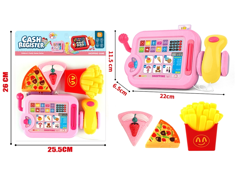 CASH REGISTER SET W/LIGHT & MUSIC,PINK/PURPLE - HP1198630