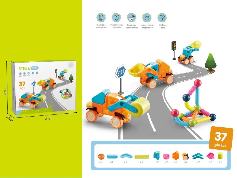MAGNETIC STICKS 37PCS - HP1198657