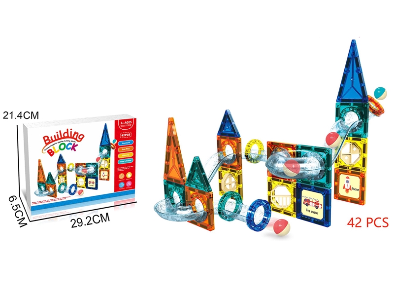 MAGNETIC BUILDING BLOCKS (42 PCS) - HP1199000