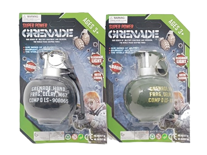GRENADES W/LIGHT & MUSIC INCLUDED BUTTONCELL - HP1199769