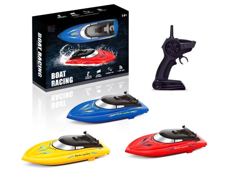 2.4G R/C SPEED BOAT,RED/BLUE/YELLOW - HP1200022
