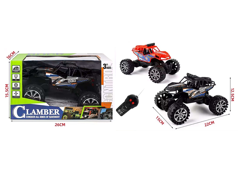 2--CHANNE R/C CLIMBING CAR，2ASST - HP1200387