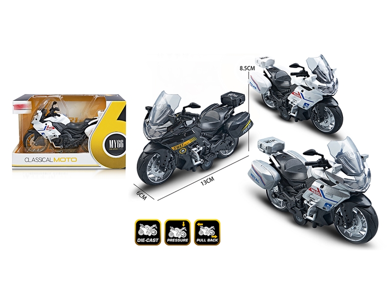 PULL BACK DIE-CAST MOTORCYCLE - HP1201050