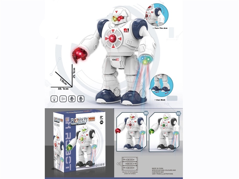 B/O ROBOT W/LIGHT & MUSIC,2 COLOURS - HP1201301