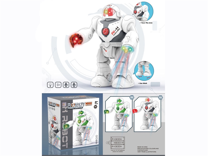 B/O ROBOT W/LIGHT & MUSIC,2 COLOURS - HP1201302