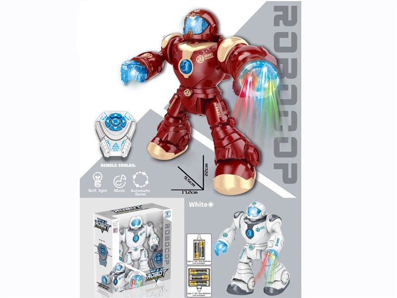 4-CHANNE R/C ROBOT W/LIGHT 2 COLOURS - HP1201307